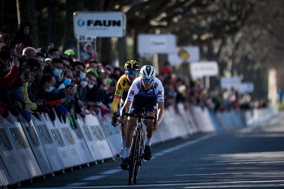 Vansevenant in attacking mode at Ardèche Classic