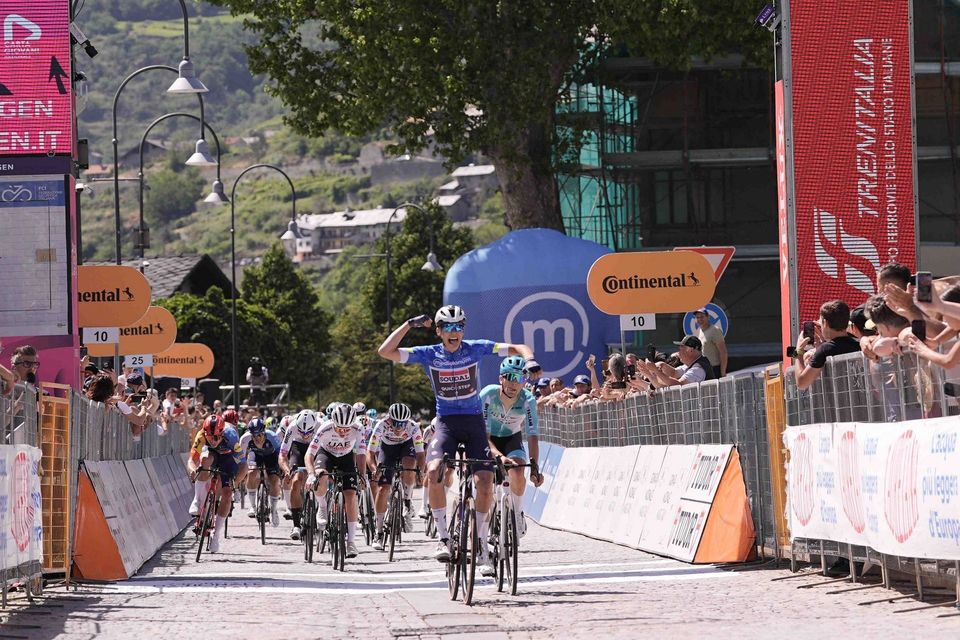 Paul Magnier sprints to victory at the GiroNextGen
