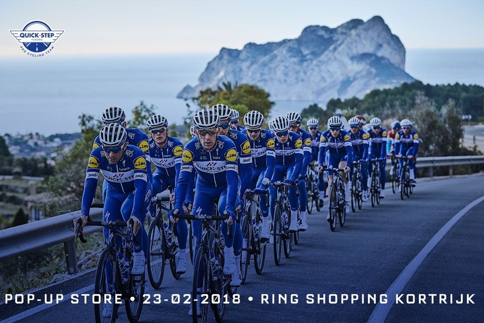 Quick-Step Floors Cycling Team opens the first Team Pop-Up Store!