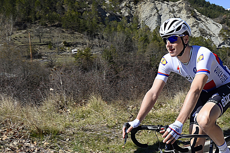 Monumental ride of Petr Vakoč in Volta a Catalunya