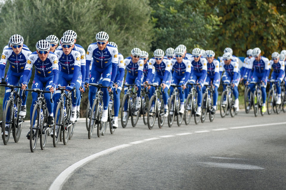 13 Quick-Step Floors renners actief tijdens WK wegrit