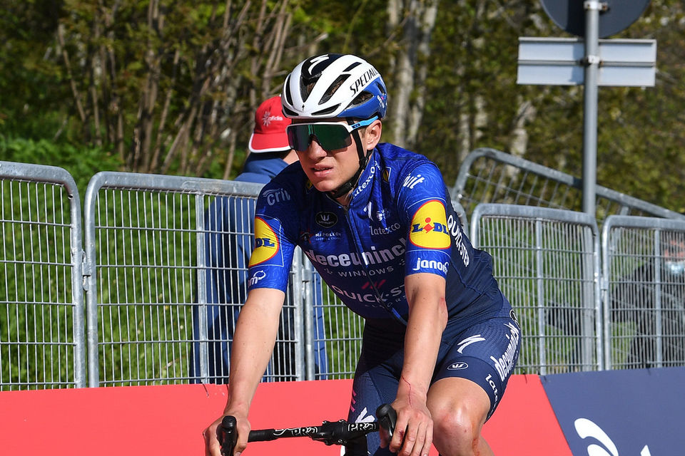 Remco Evenepoel stops at the Giro d’Italia