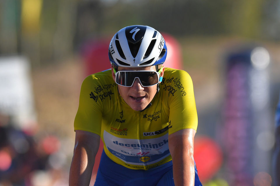 Evenepoel holds onto the yellow jersey