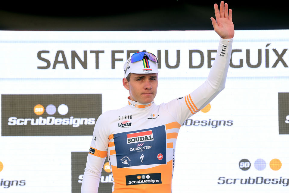 Remco Evenepoel runner-up on Volta a Catalunya opening stage