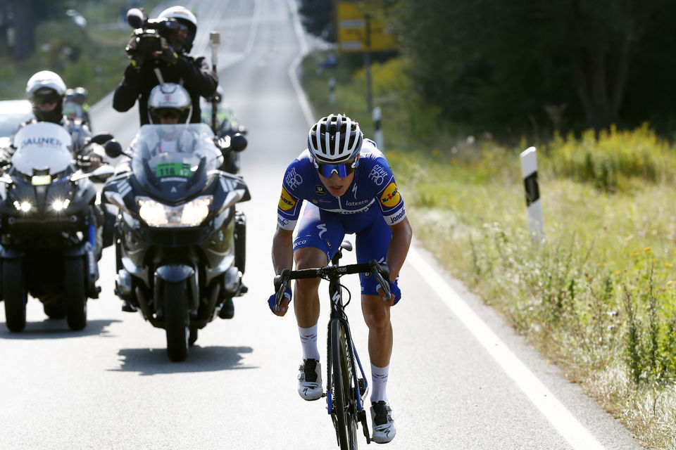 Evenepoel toont zich in Deutschland Tour