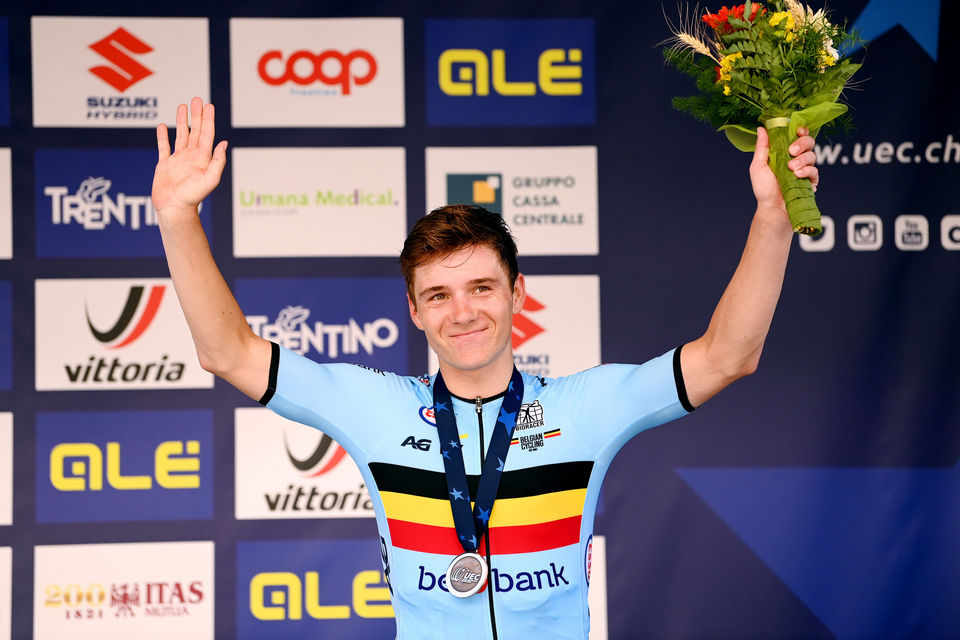 Brons voor Evenepoel in Trento