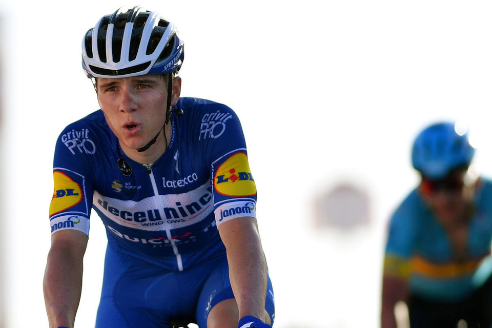 Opgave Remco Evenepoel in UAE Tour