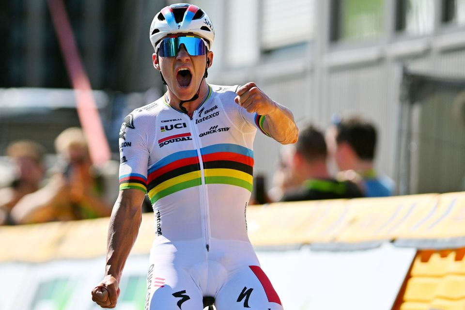 Remco Evenepoel wins the Belgian Nationals