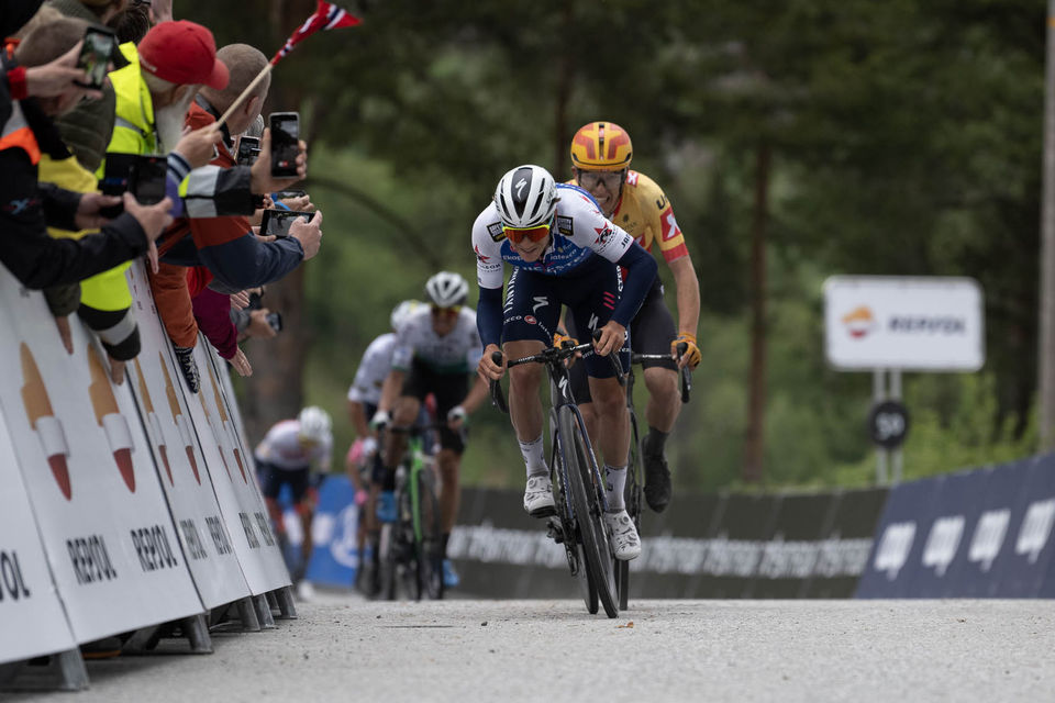 Remco Evenepoel surges to his fifth victory of the season
