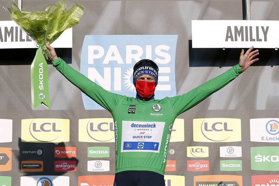 Bennett in green at Paris-Nice