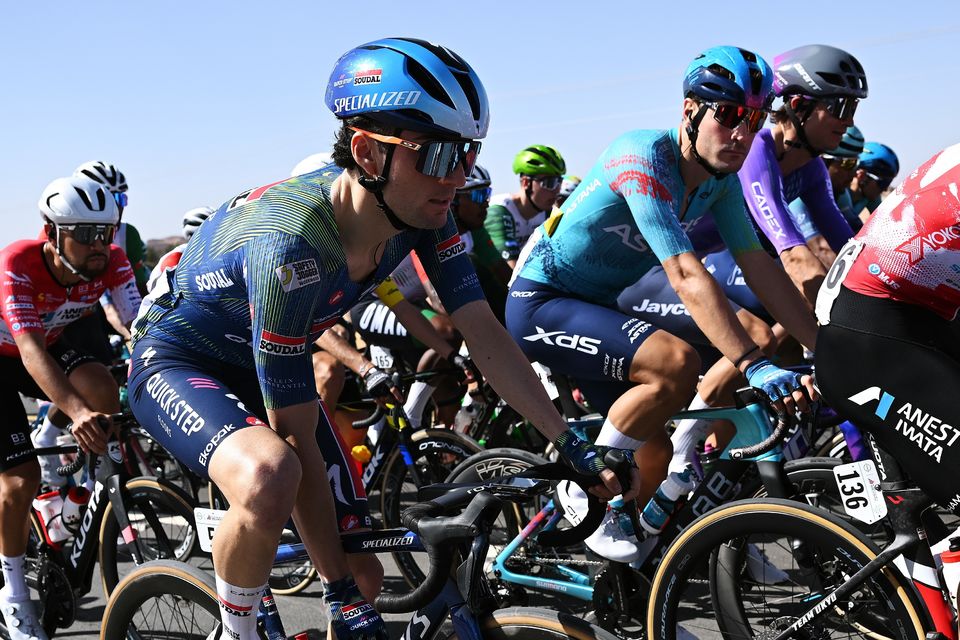 A calm day for the GC riders