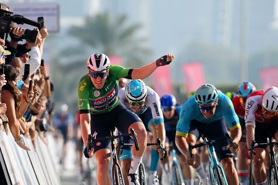 Tim Merlier writes history at the UAE Tour