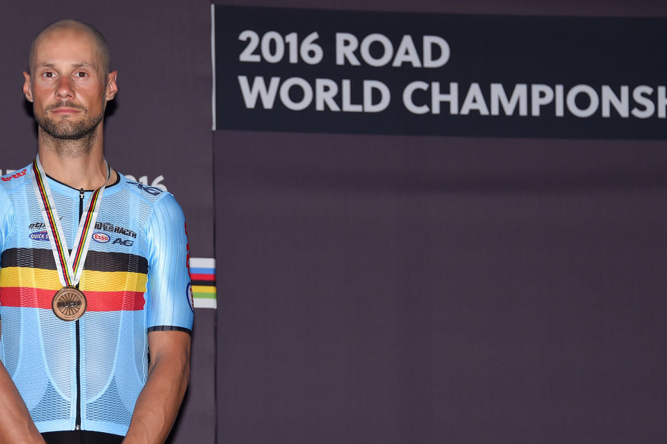 Tom Boonen takes bronze at the World Championships