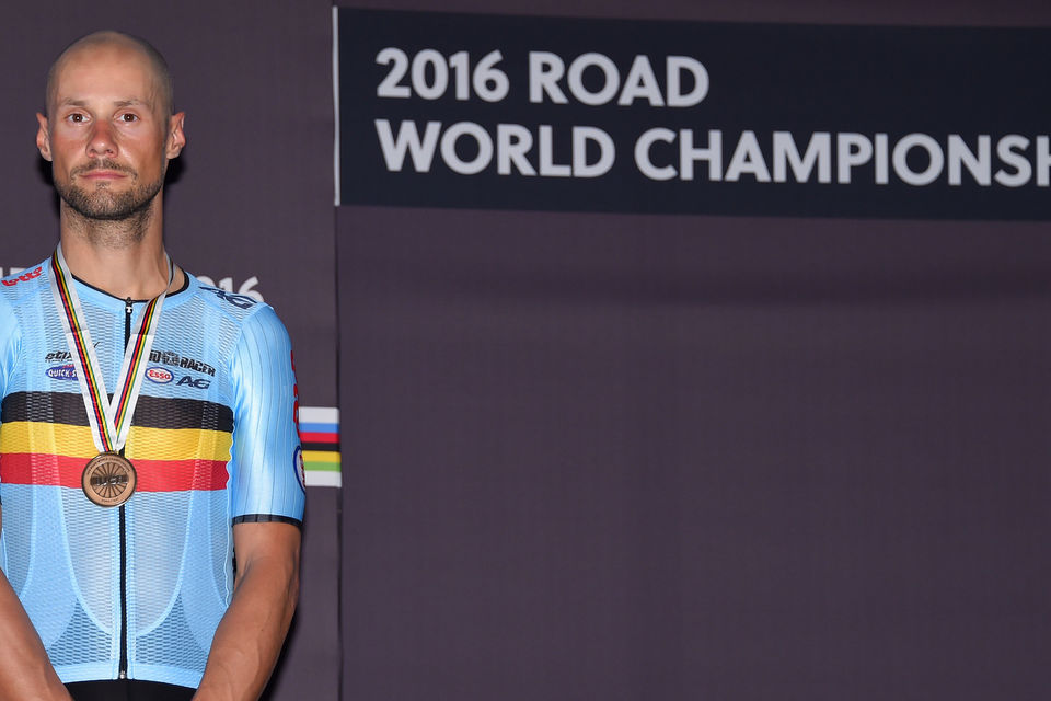 Tom Boonen pakt brons op WK in Qatar