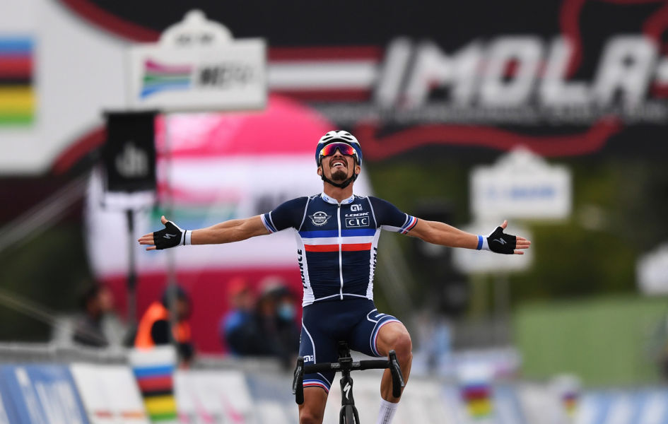 Julian Alaphilippe: “Het winnen van de regenboogtrui was een droom”