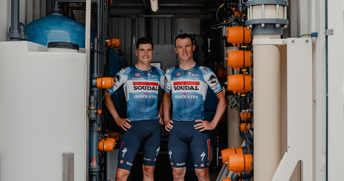 カステリ選手支給品SOUDAL QUICK-STEP スキンスーツサイズS