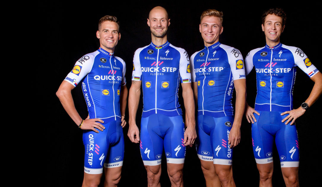 Quick Step Floors Cycling Team unveil 2017 jersey Soudal Quick Step Pro Cycling Team