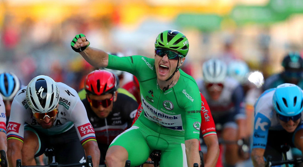 vervolging Fitness Draai vast Sam Bennett wins Tour de France green jersey | Soudal Quick-Step Pro  Cycling Team