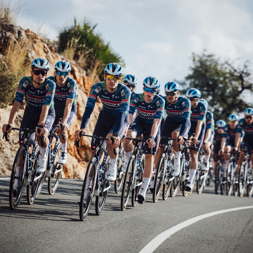 Training on the roads of Calpe