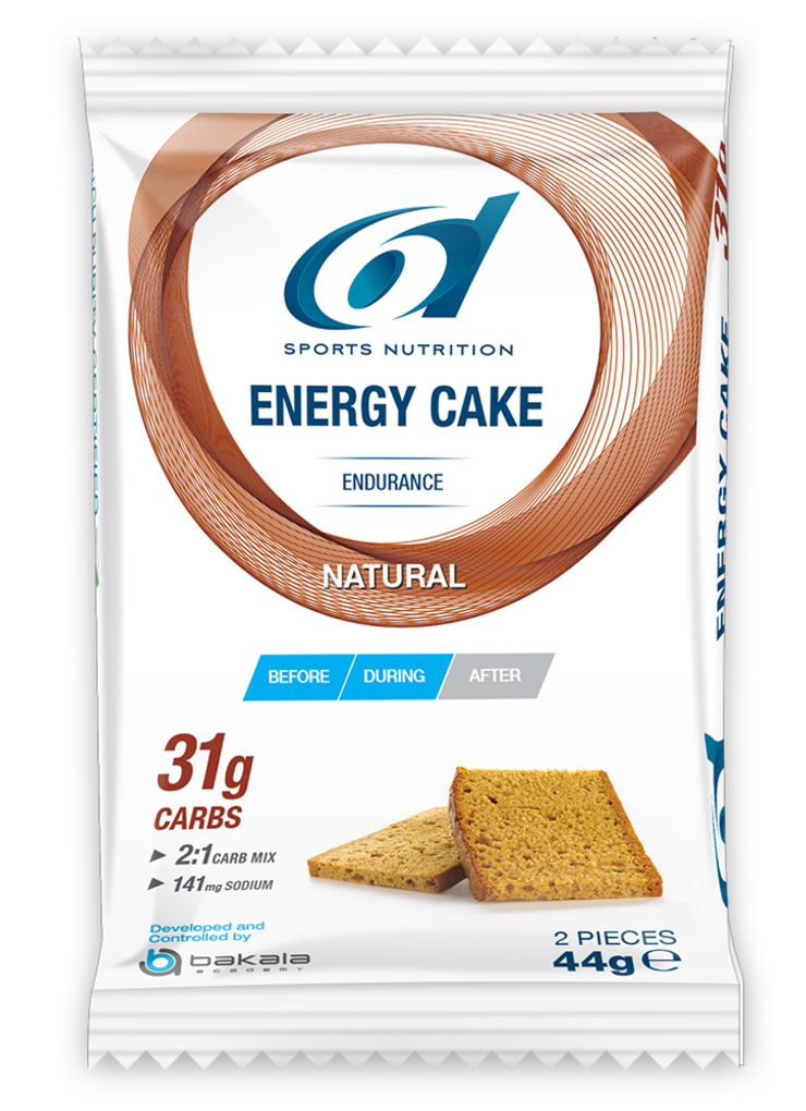 Energy cake natural 2 packs x 6 pieces