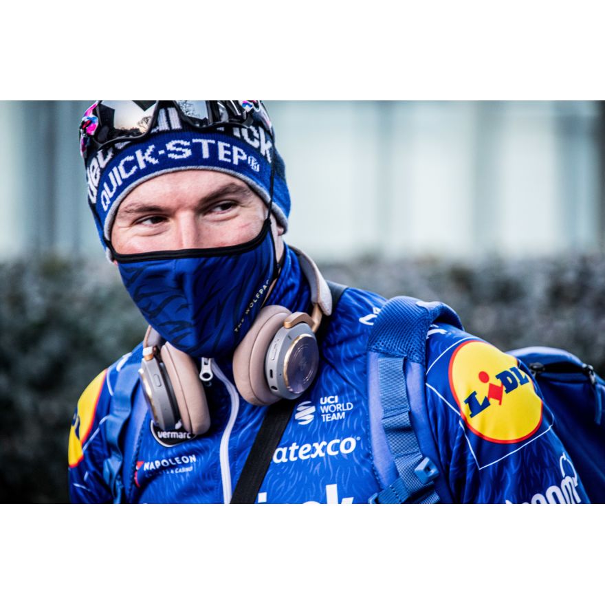 The Wolfpack mask blue with wolf design