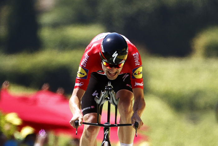 Tour de France: Kasper Asgreen impresses in final ITT