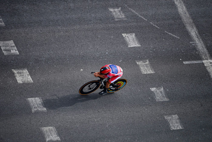 Remco Evenepoel vervulvert tijdrit La Vuelta